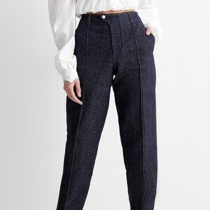 BNWT SS21 VEJAS PIN TUCK RAW JEANS DENIM 40